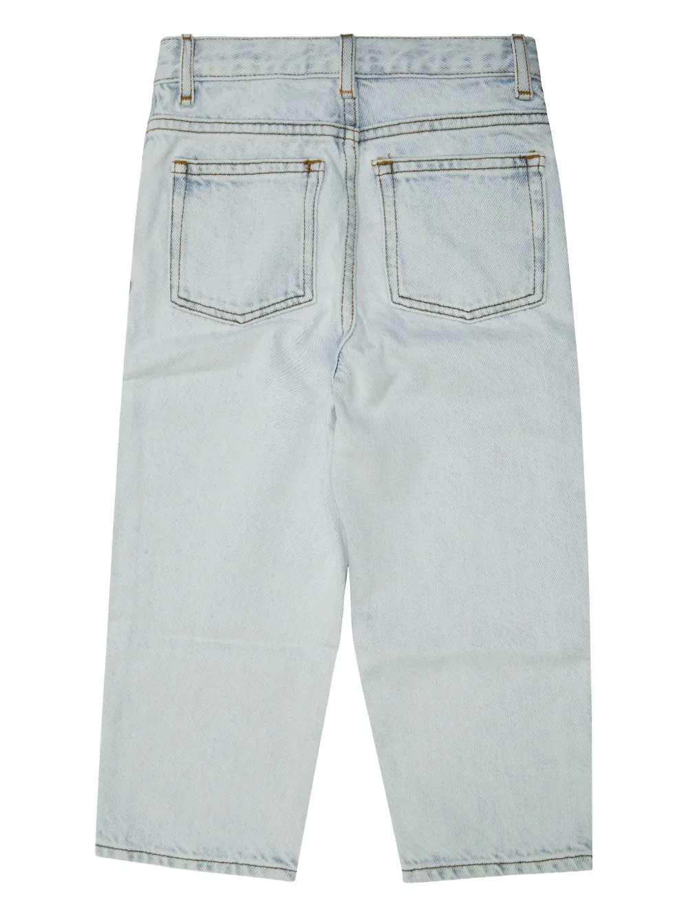 American Vintage Kids Jeans met 5 zakken Blauw