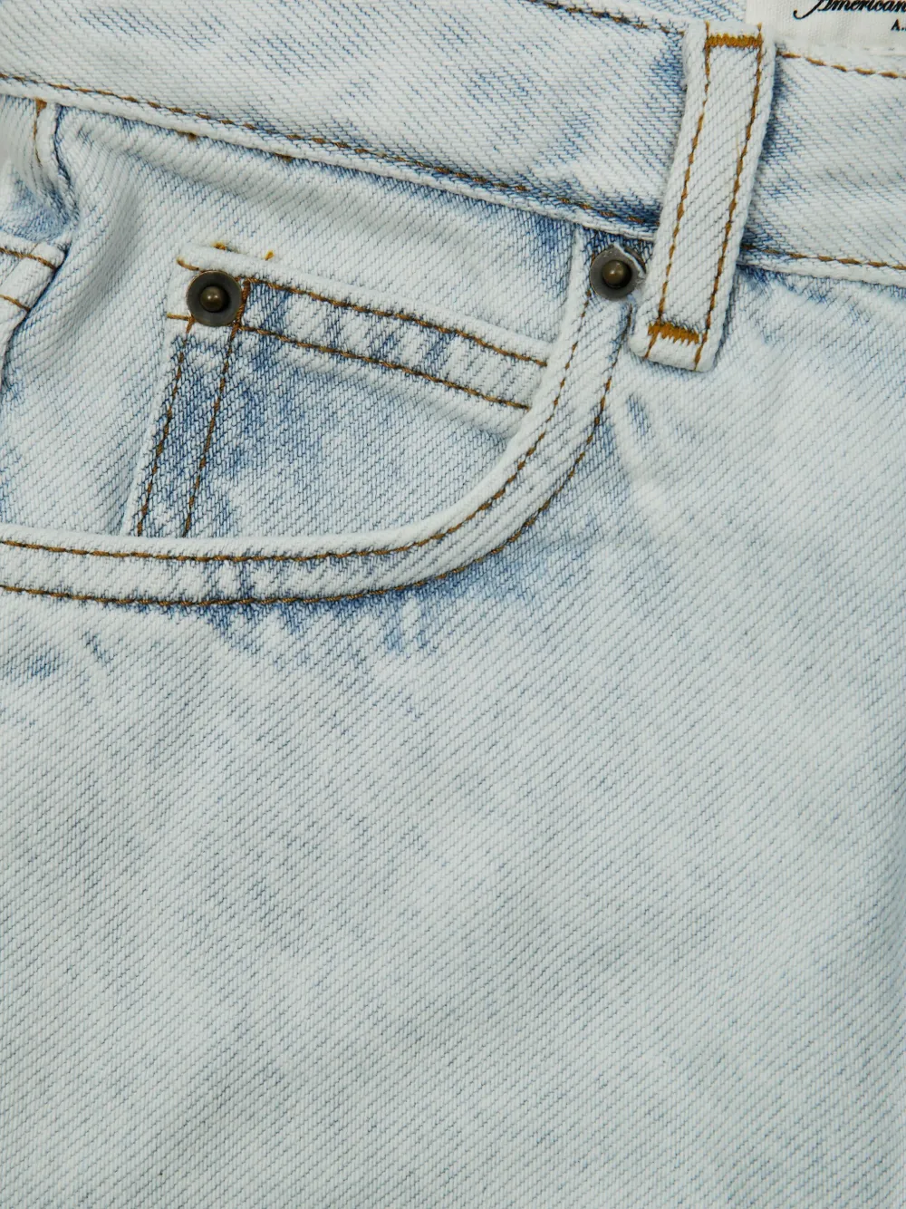 American Vintage Kids Jeans met 5 zakken Blauw