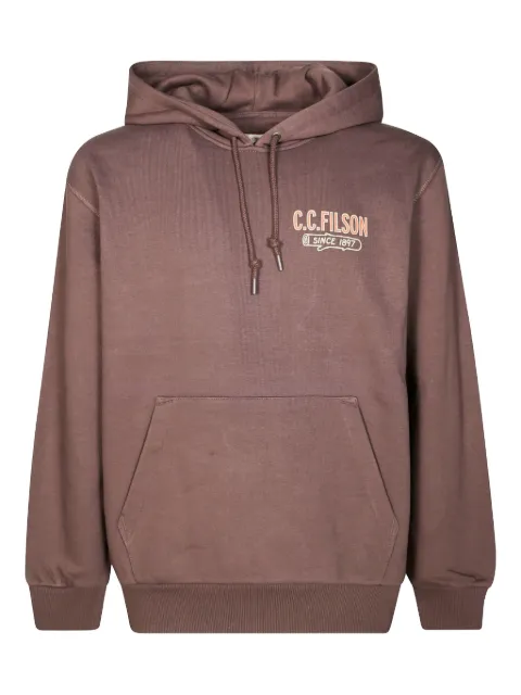 Filson drawstring graphic hoodie