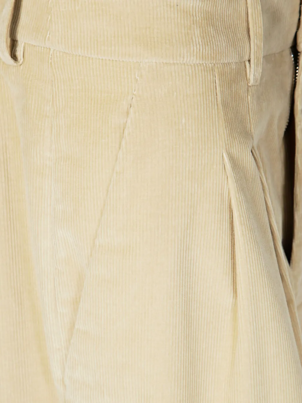 Dondup Wide-leg Casual Trousers In Neutral