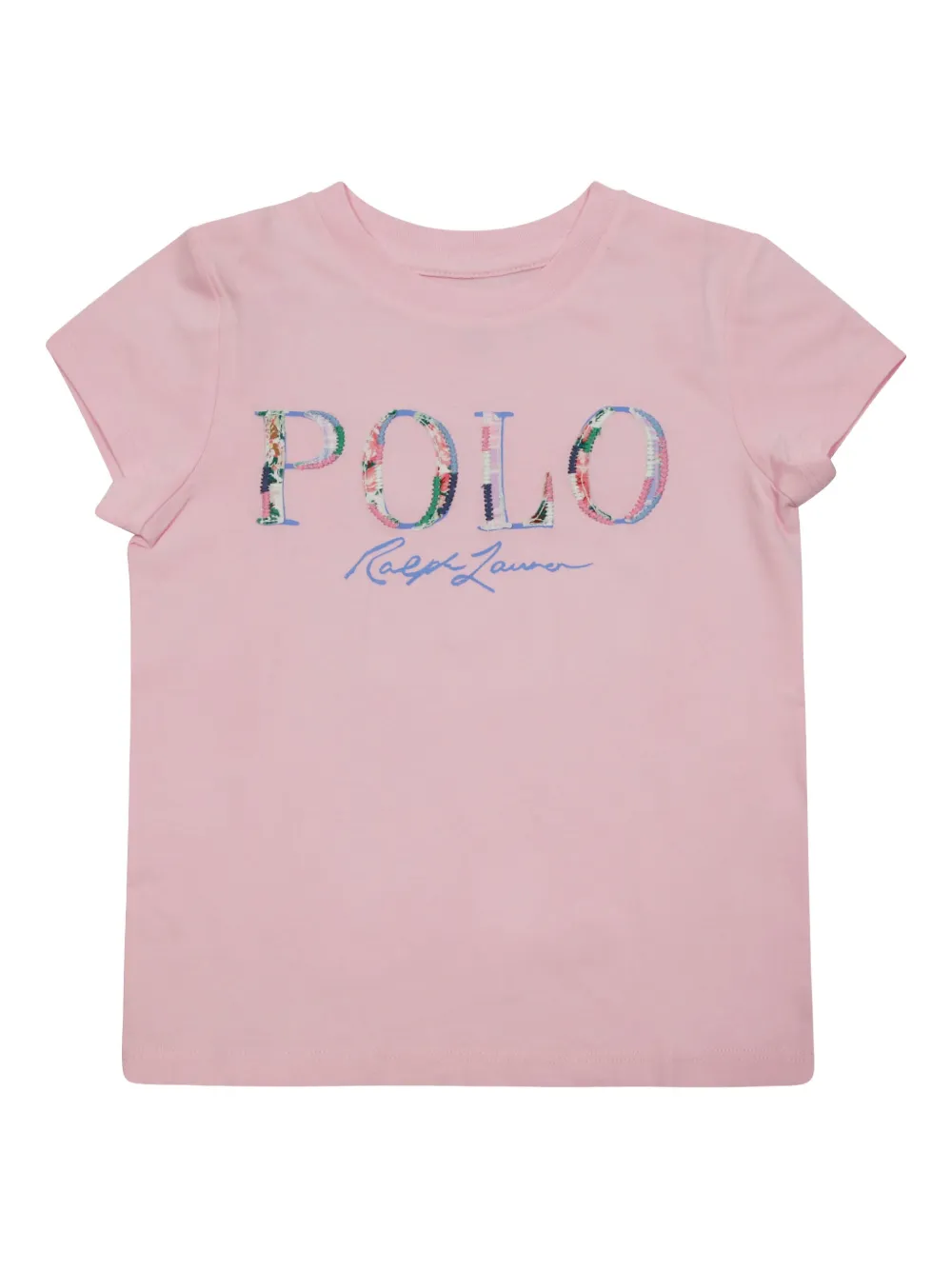 POLO RALPH LAUREN KIDS T-shirt con logo - Rosa