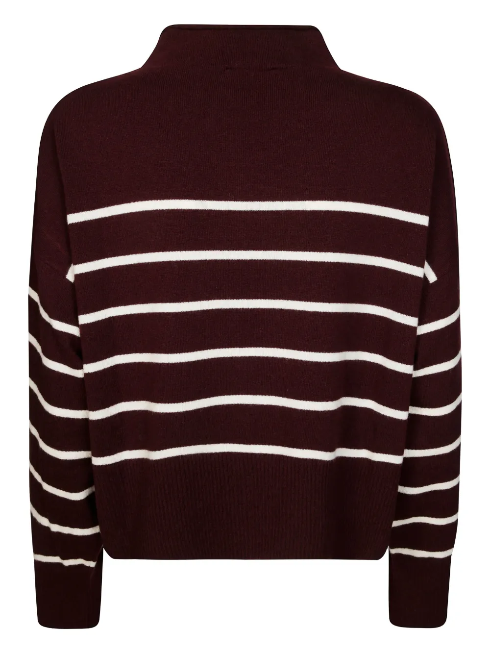 8pm Anne Horizontal-striped Knitwear In Brown
