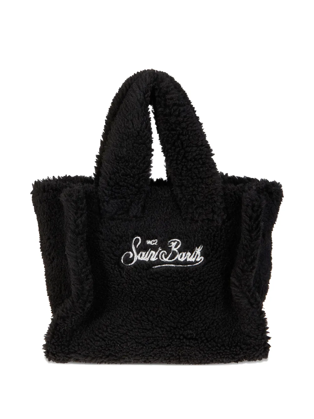 MC2 Saint Barth teddy logo vanity mini bag - Zwart