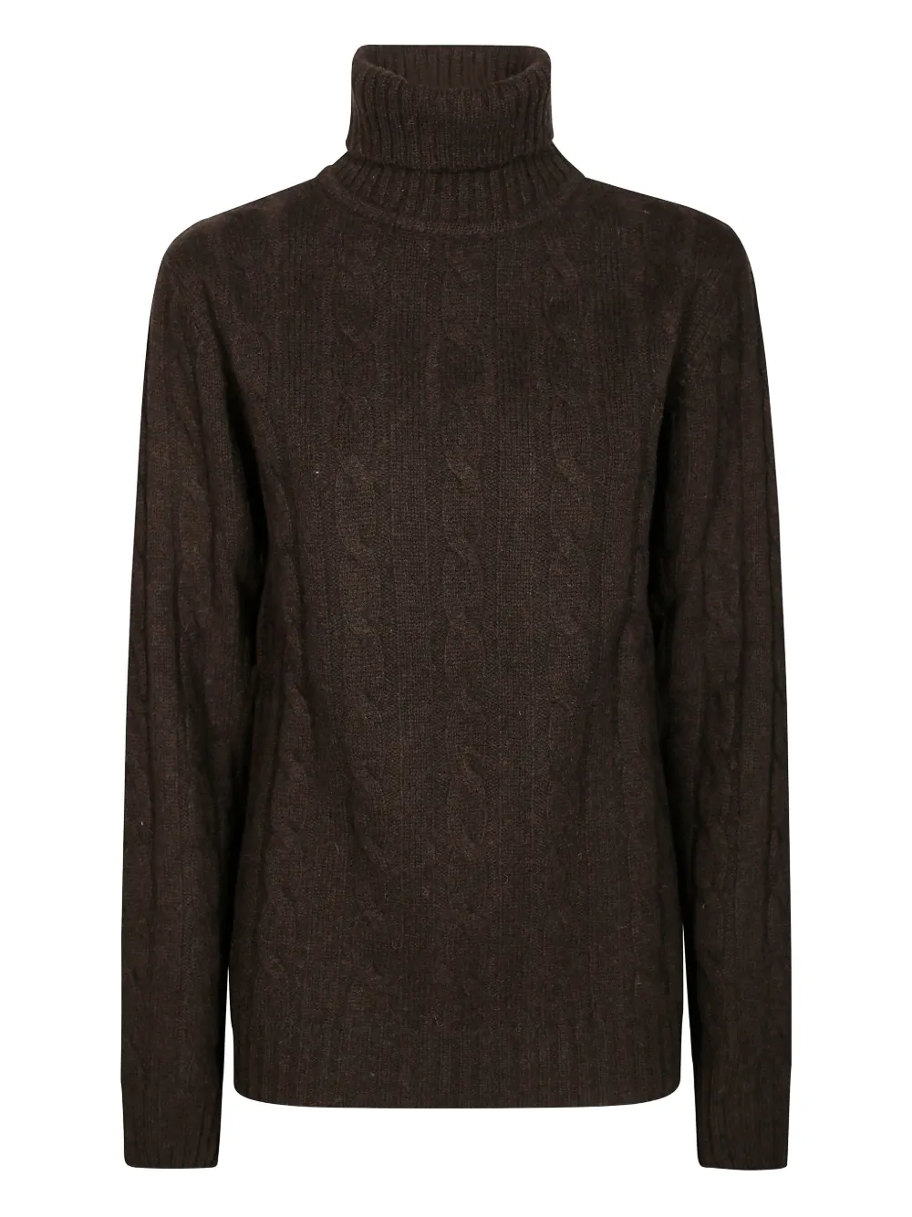 Daniele Fiesoli cable-knit roll-neck sweater - ブラウン Daniele Fiesoli cable-knit roll-neck sweater - ブラウン