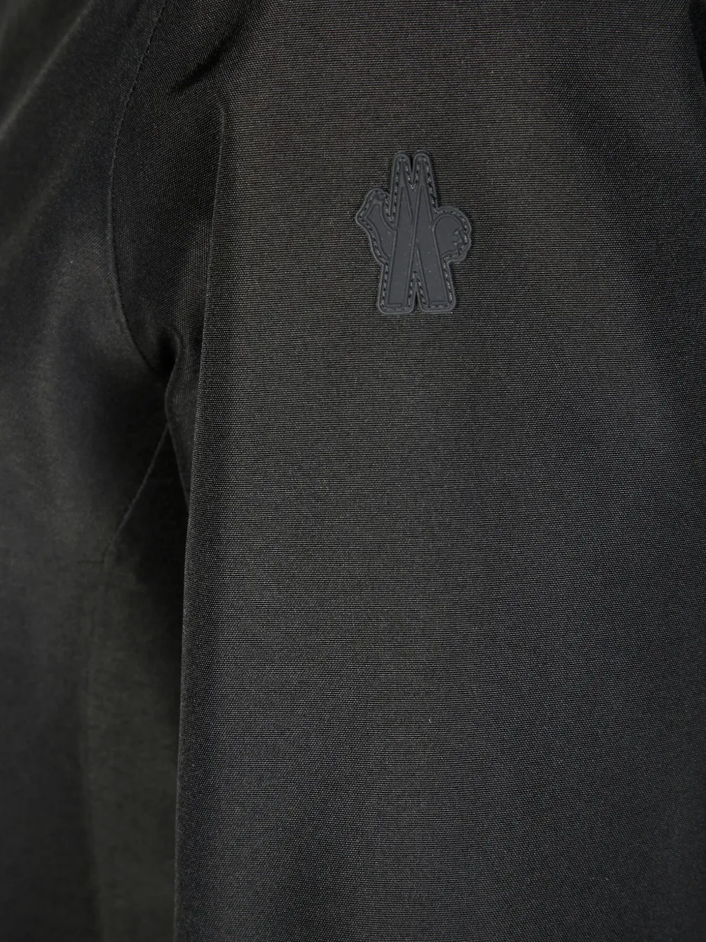 Moncler Laplance Gore-tex Shearling-trimmed Hooded Down Ski Jacket In Black