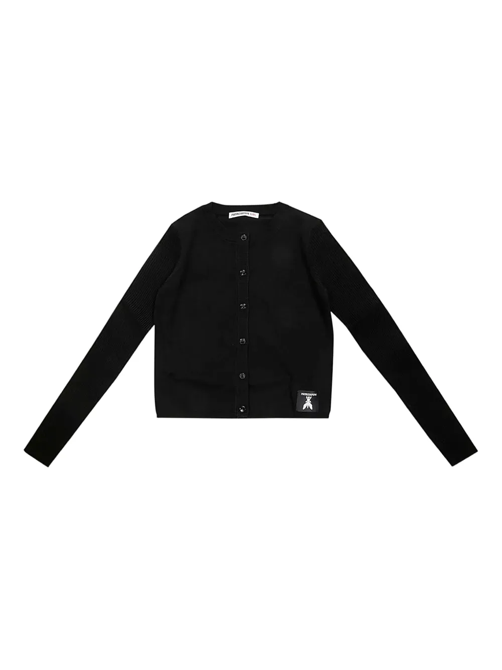 Patrizia Pepe girl Cardigan a coste - Nero
