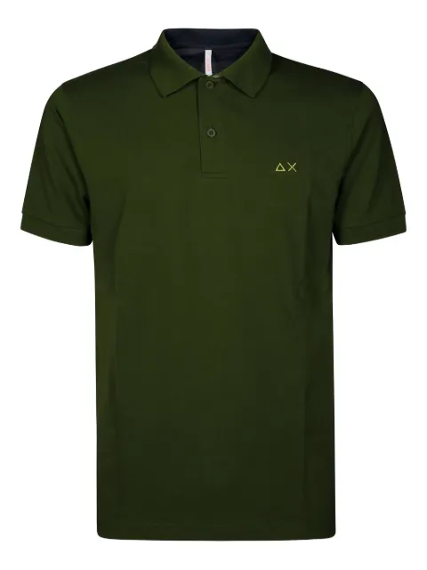 Sun68 embroidered-logo polo shirt 