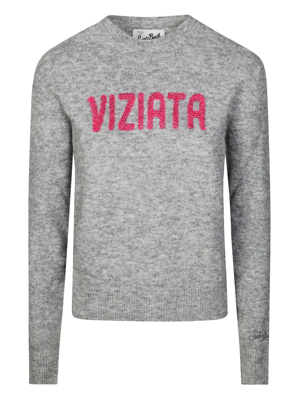 Mc2 Saint Barth New Queen Sweater In Gray