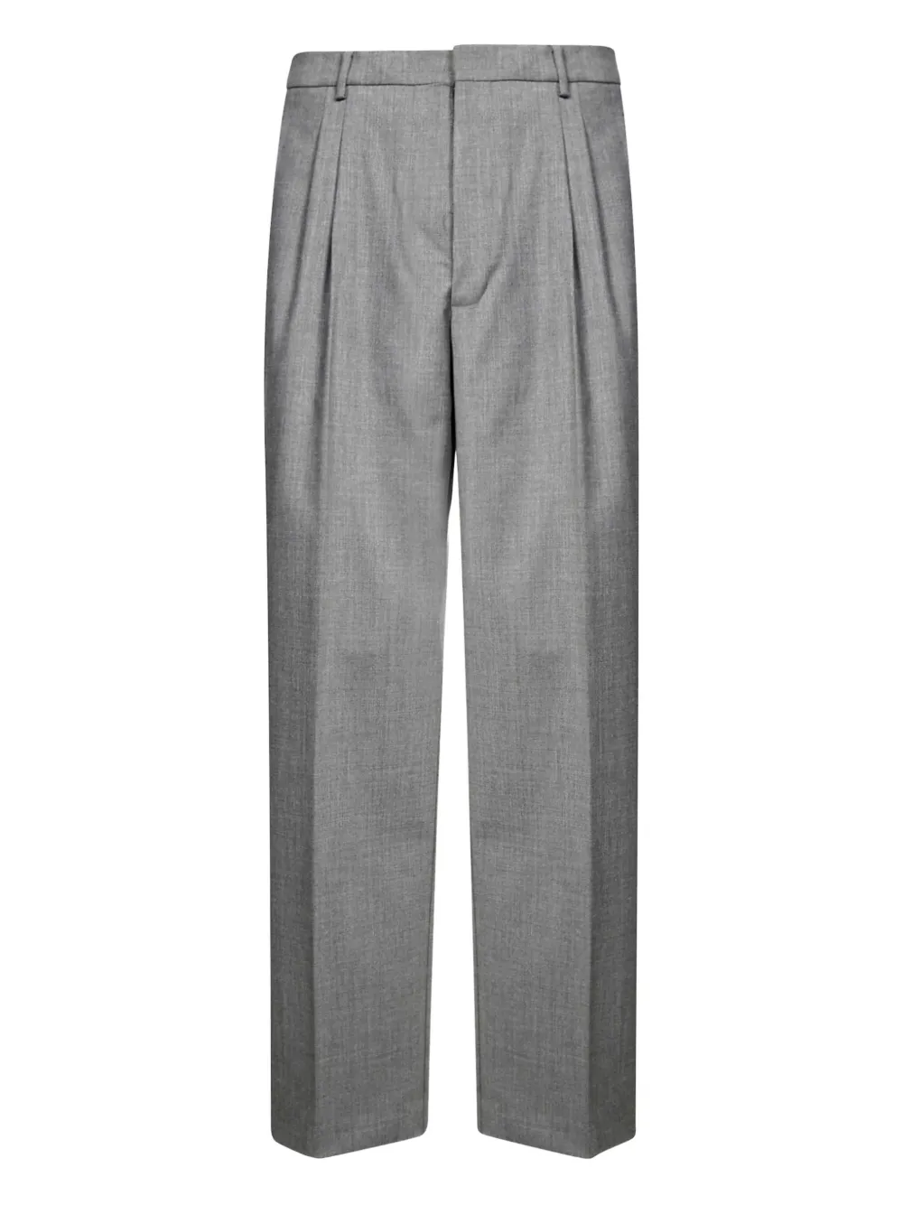AMARÁNTO pleated wool trousers | Grey | Image 1