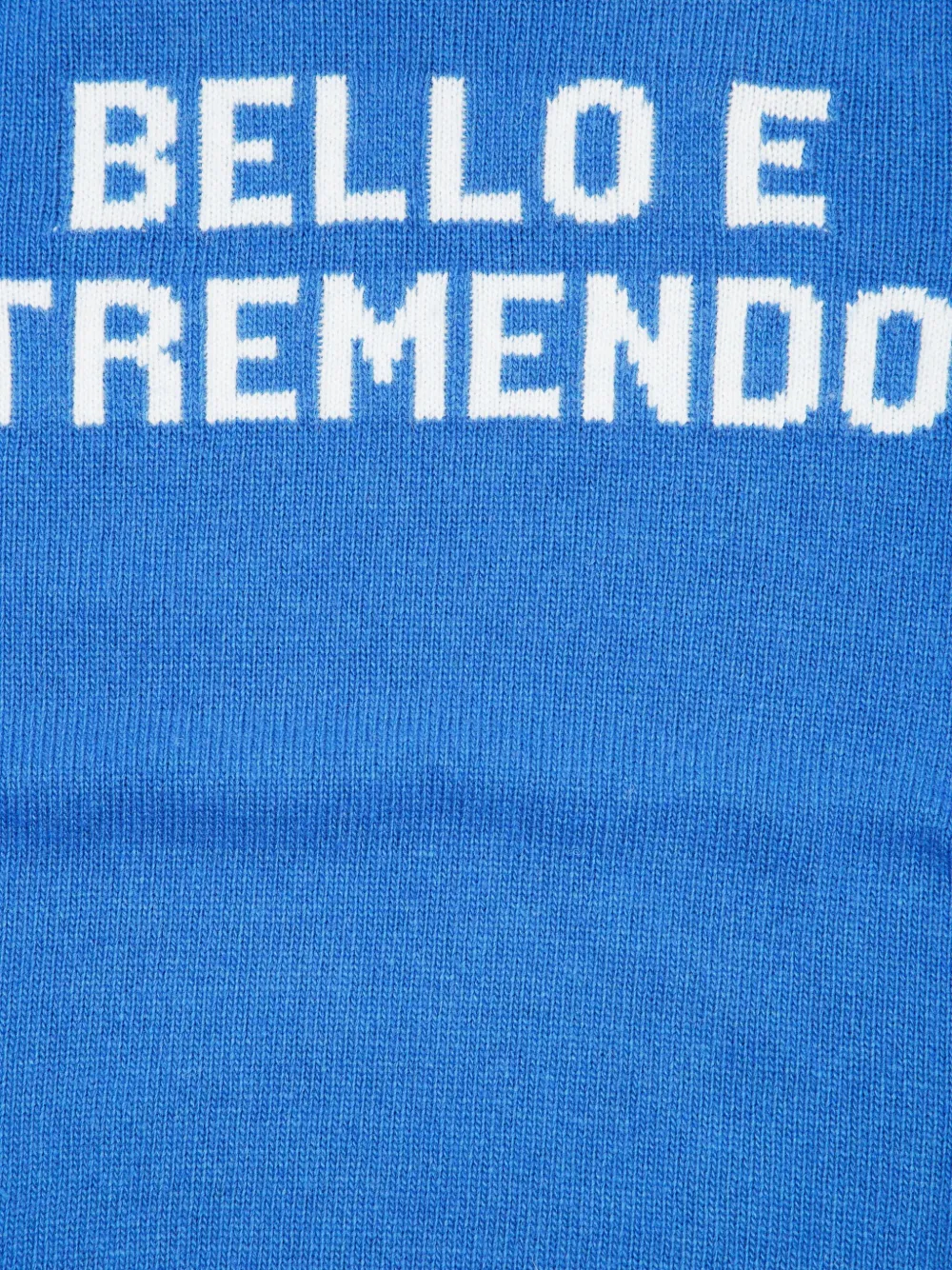 Mc2 Saint Barth Bello E Tremendo Sweater In Blue