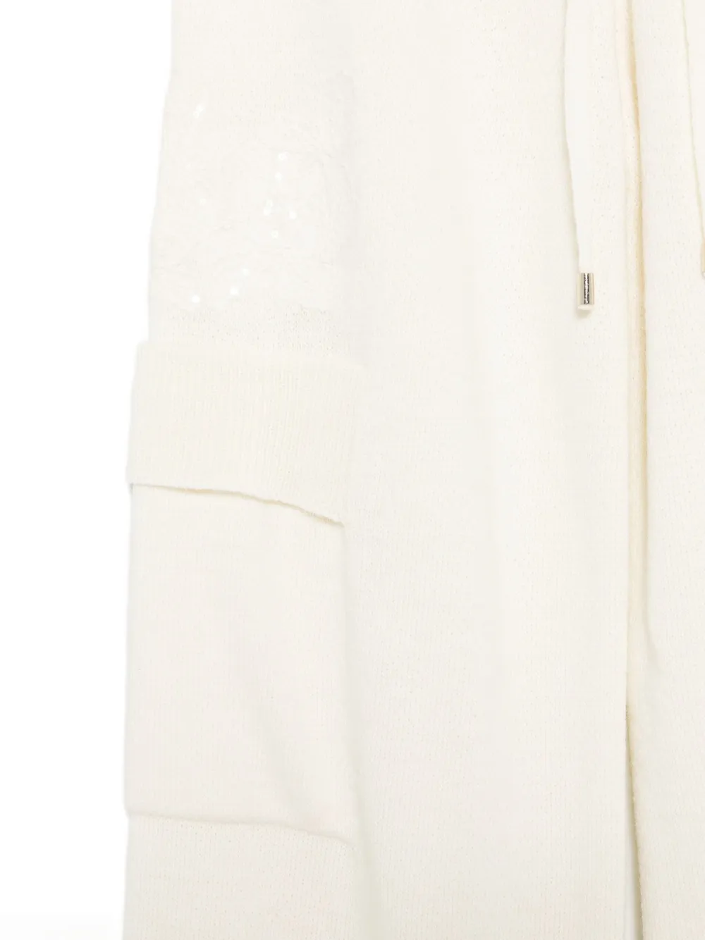 ERMANNO FIRENZE Broek met wijde pijpen Wit