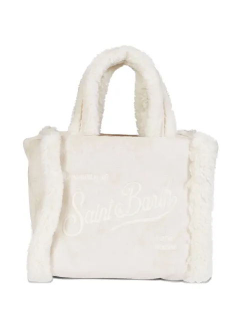 MC2 Saint Barth Vanity shearling-trim mini tote bag