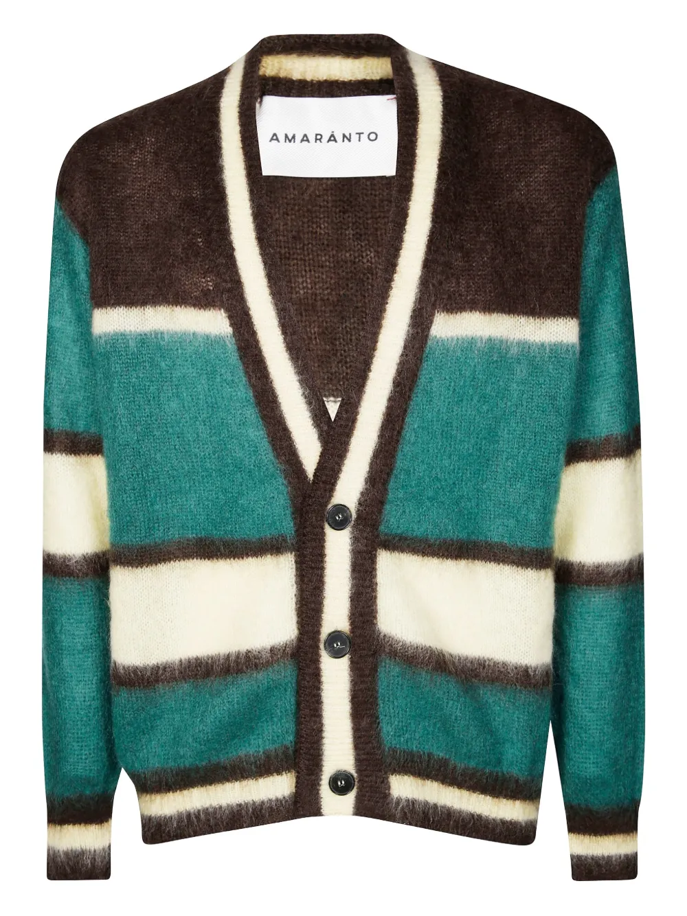 AMARÁNTO striped cardigan | Green | Image 1