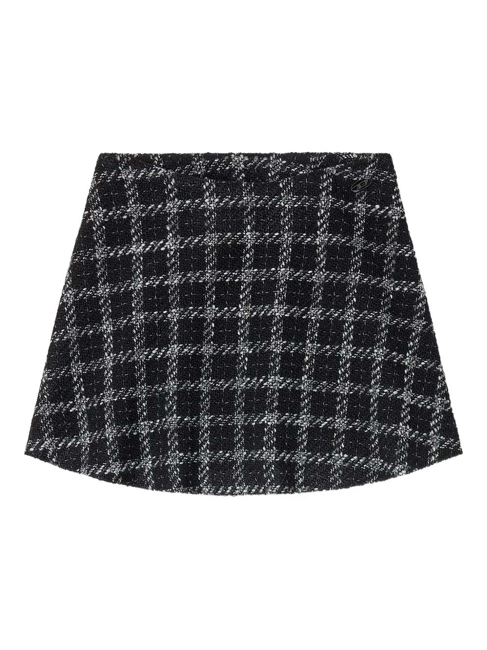 Diesel checked Gonna A-line skirt | Black | Image 1
