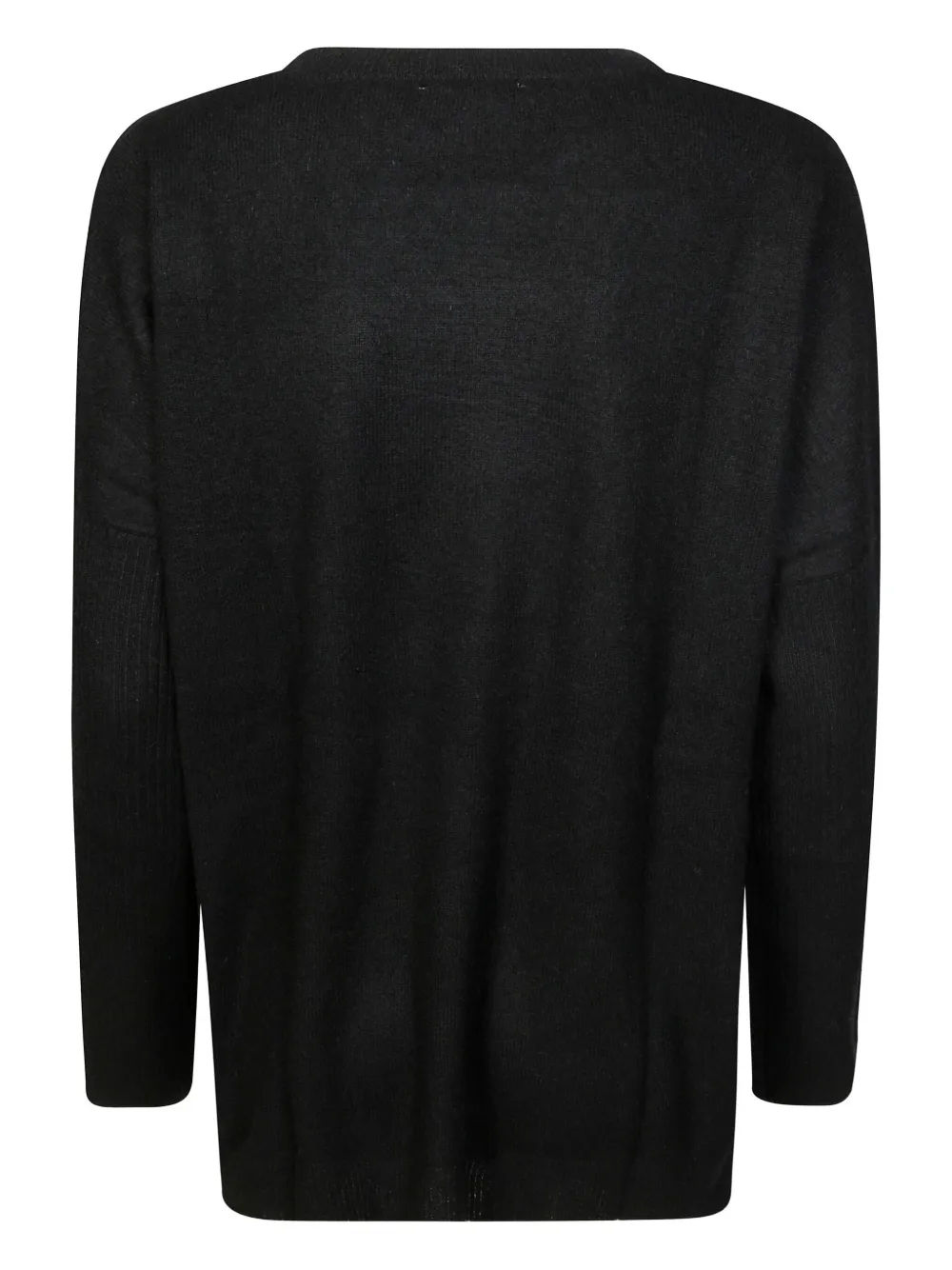 Absolut Cashmere Cecilia Ribbed-sleeve Sweater In Black