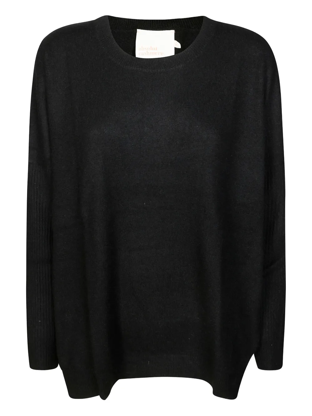 Absolut Cashmere Cecilia Ribbed-sleeve Sweater In Black