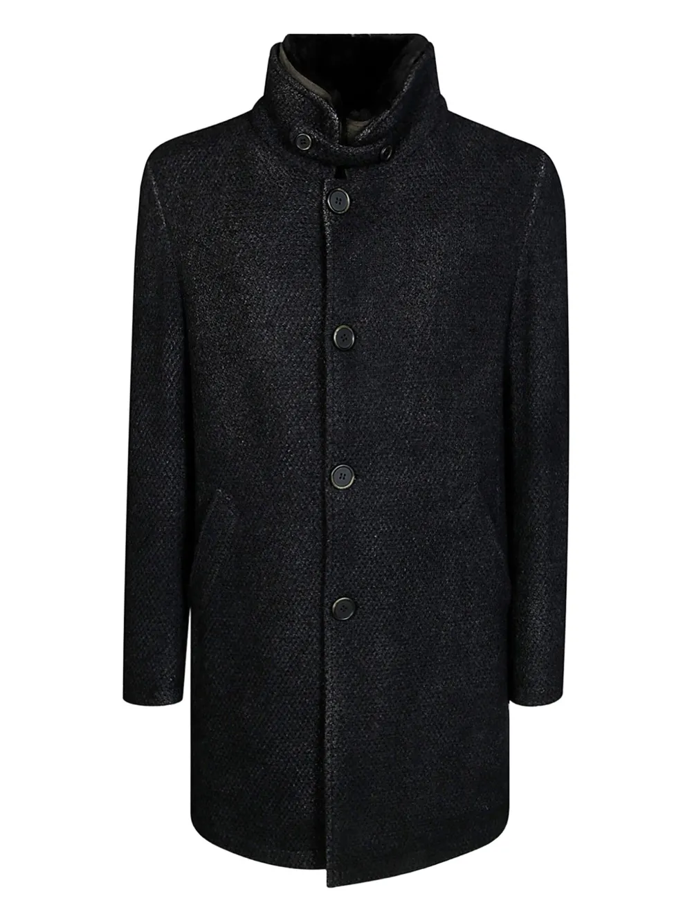 Gimo's Italiana abrigo con botones | negro | Image 1