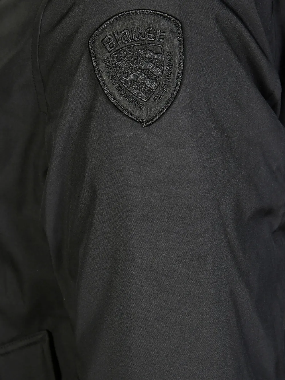 Blauer Chester Hooded Parka In Black