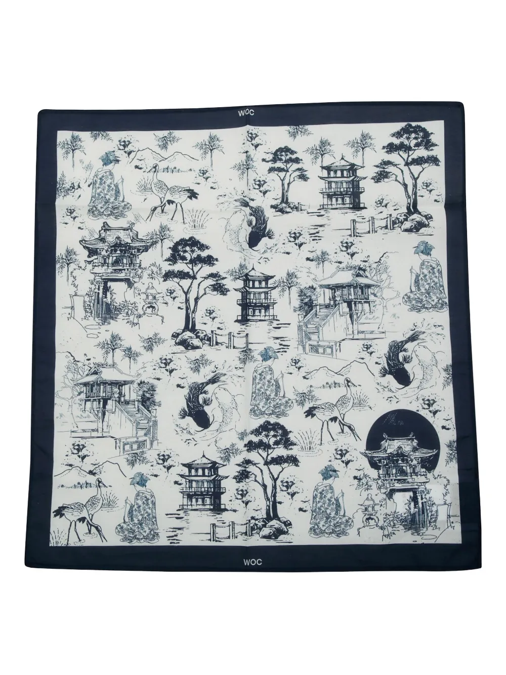 WOC Bandana com estampa | Branco | Image 1