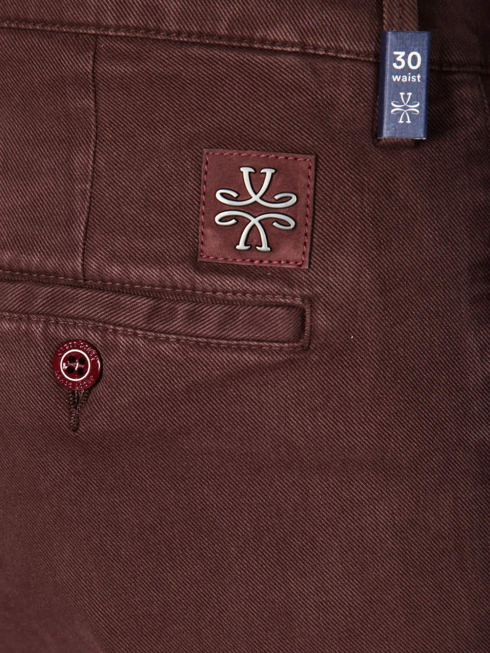 Jacob Cohen Bobby Trousers In Burgundy