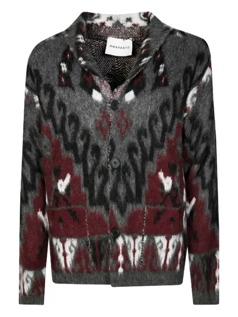AMARÁNTO cardigan à motif en jacquard
