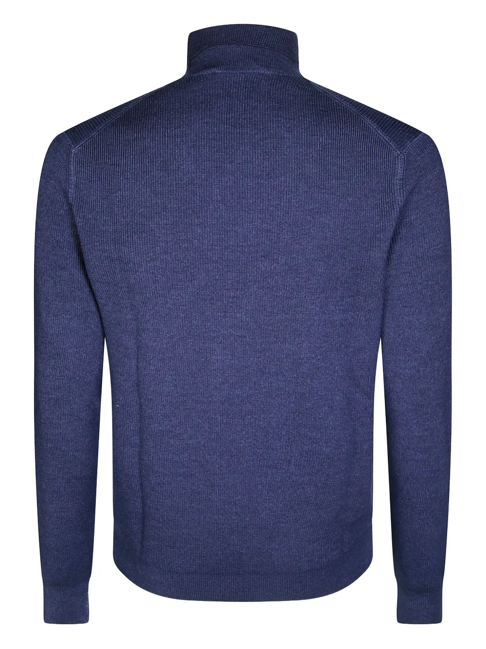 Tagliatore long-sleeves turtleneck ribbed sweater - Blauw