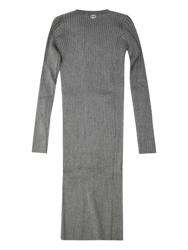 Liu Jo Kids Ribbed long-sleeve Dress | Grey | FARFETCH