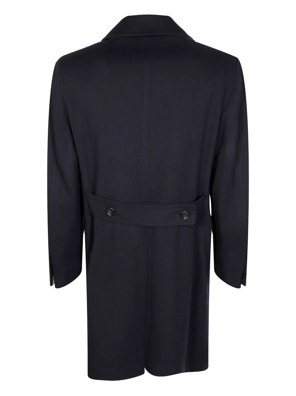 Tagliatore Double-breasted Wool Chacemire Coat In Blue