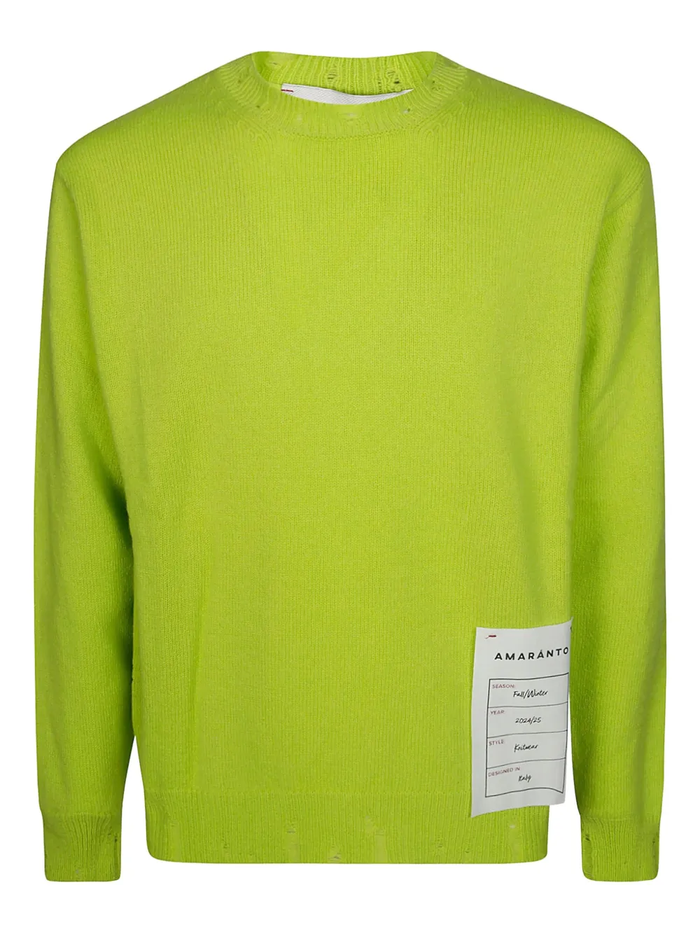 AMARÁNTO 圆领毛衣 | 绿色 | Image 1
