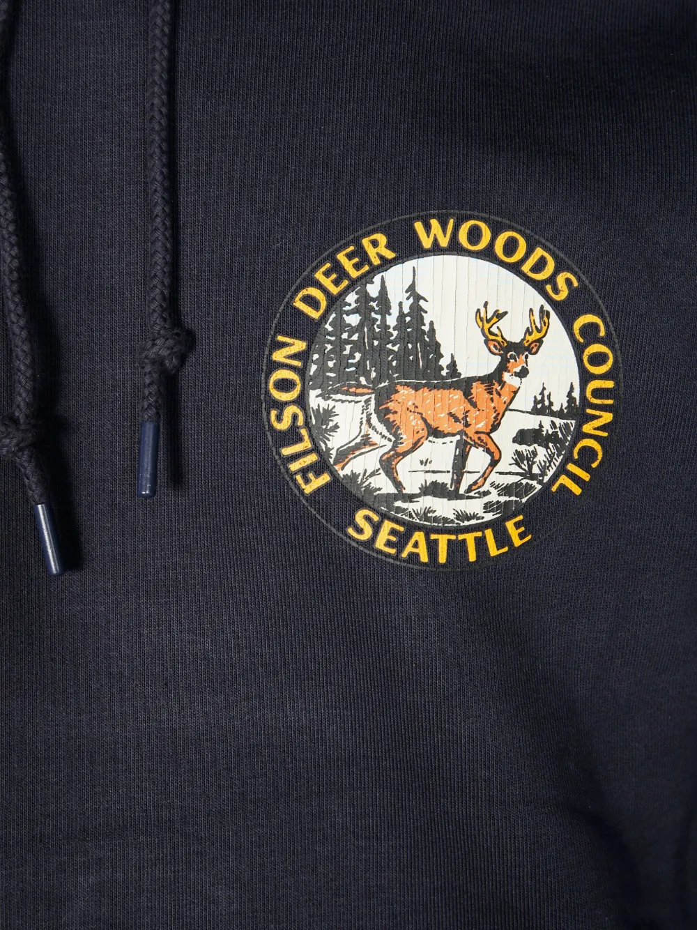 Filson Graphic Hoodie In Blue