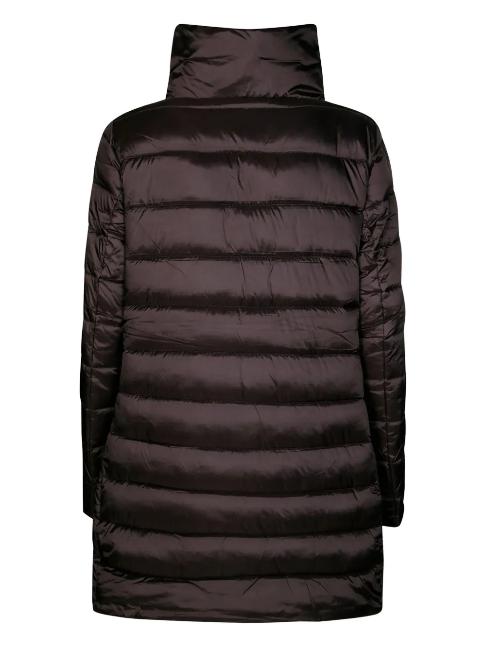 Save The Duck Lydia High-neck Coat In Brown