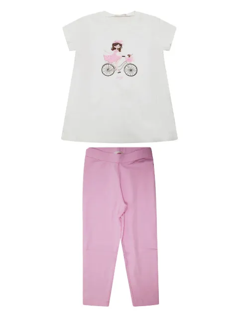 Liu Jo Kids bicycle-print tracksuit set