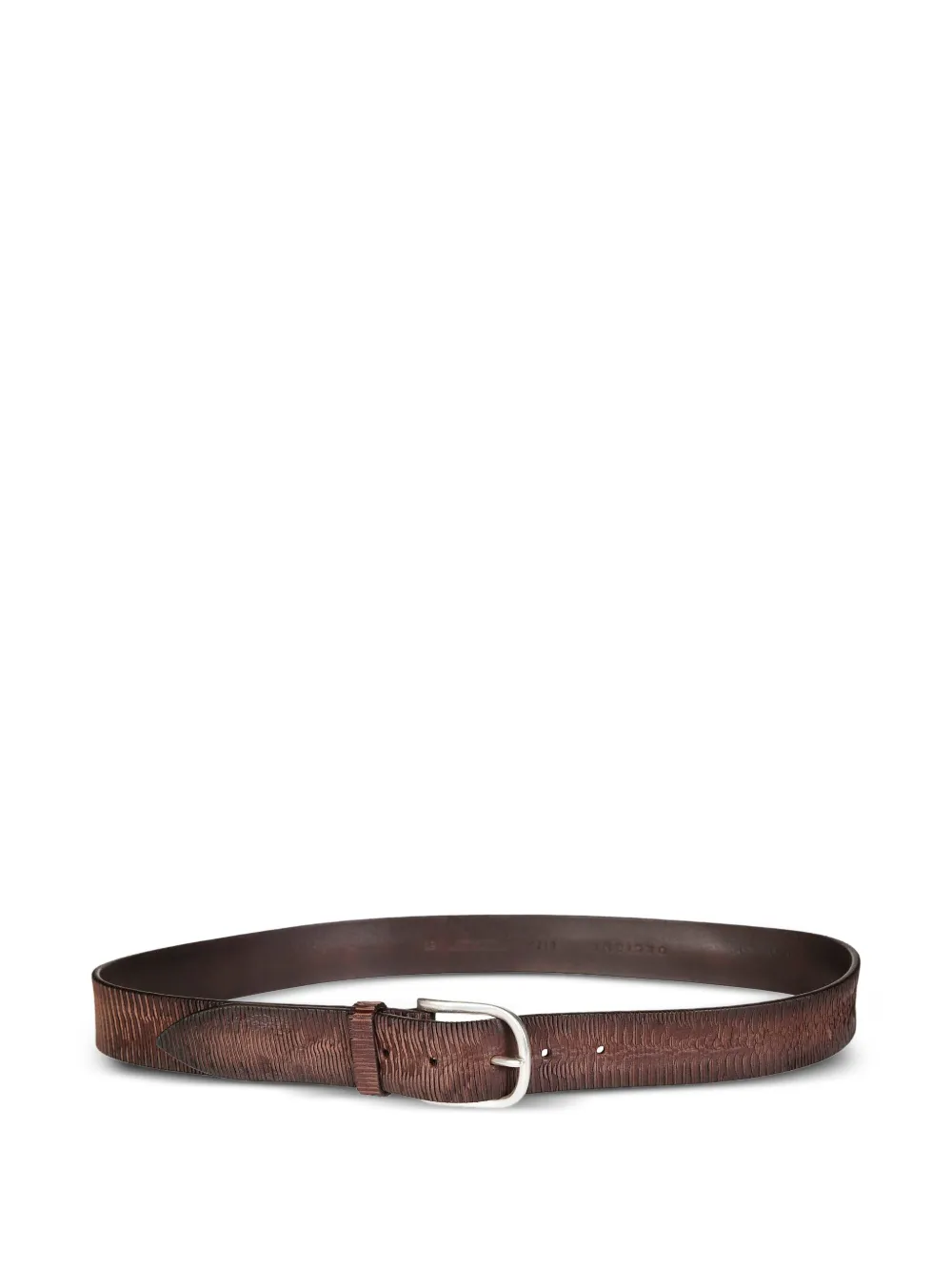 Orciani textured-finish leather belt | Brown | Image 1