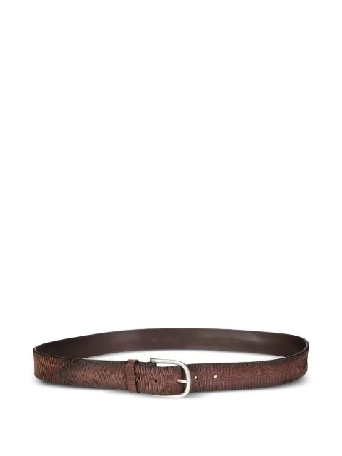Orciani textured-finish leather belt