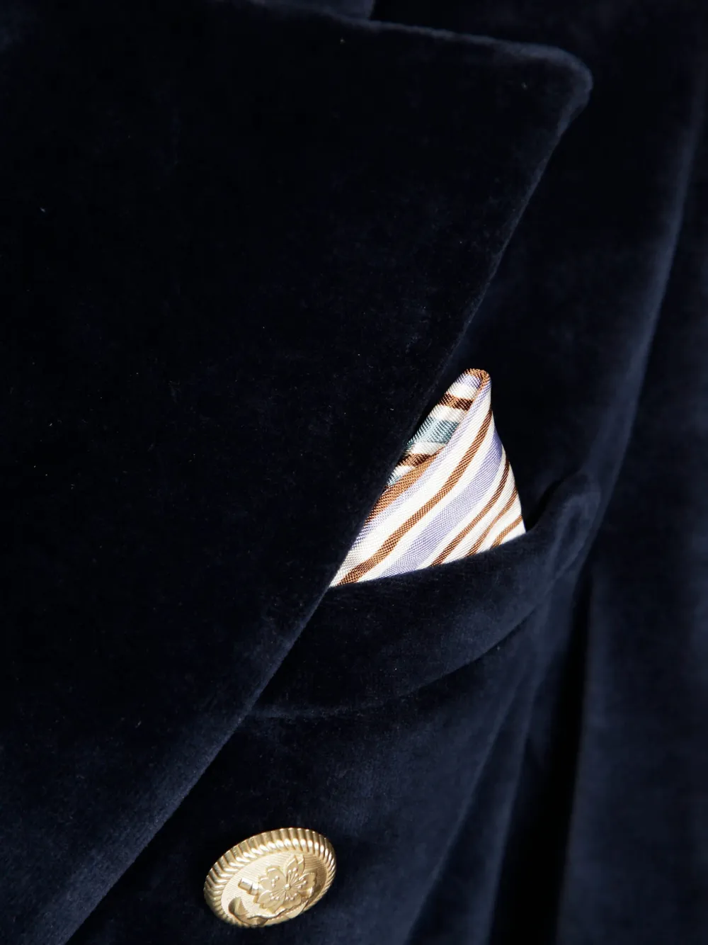 Circolo 1901 Jack met dubbele rij knopen Blauw