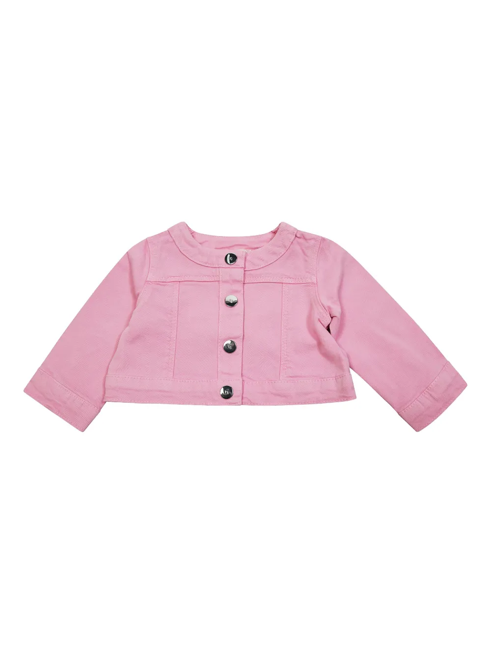 Liu Jo Kids button-embellished cotton jacket | Pink | Image 1