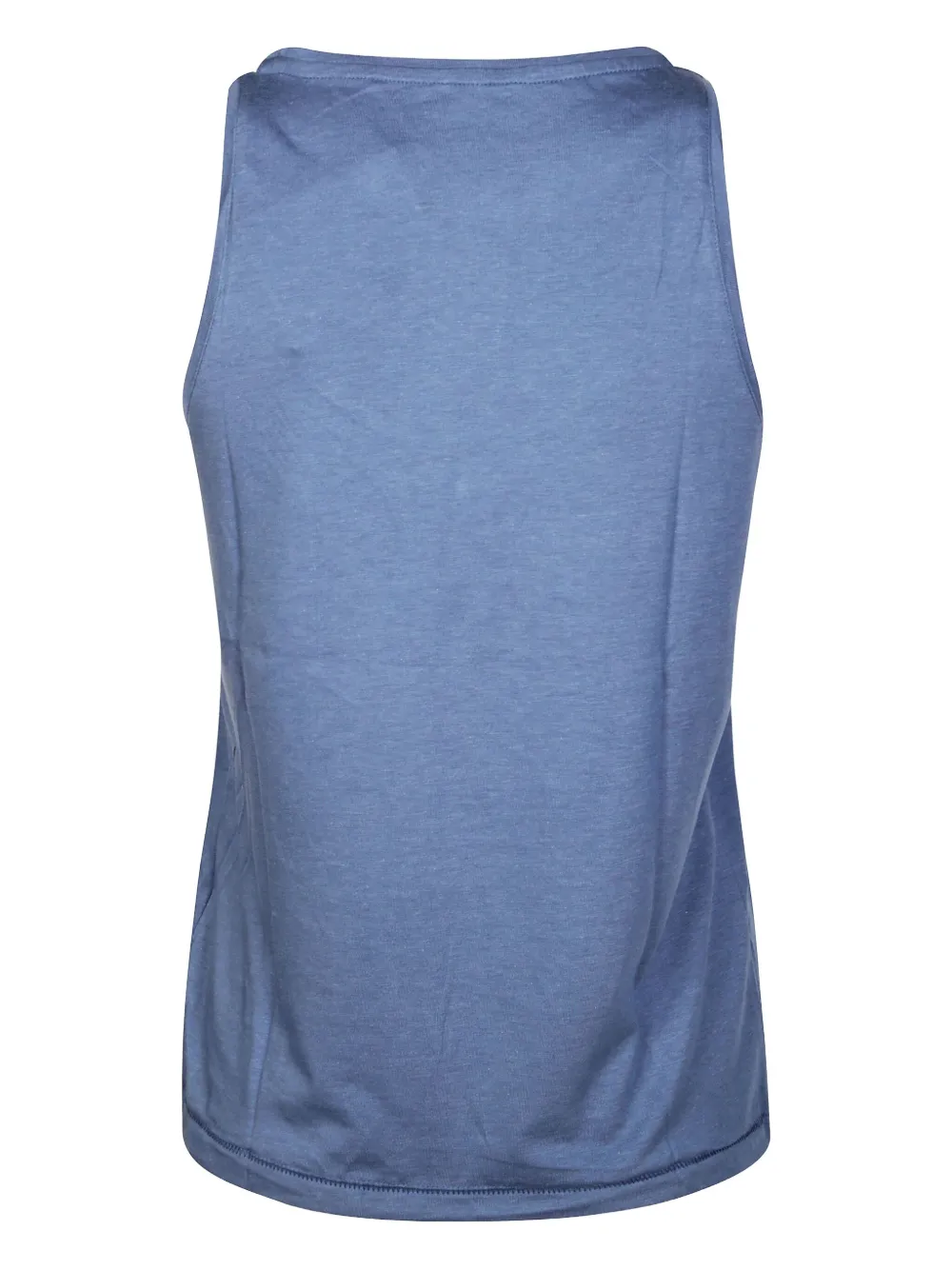 Majestic Filatures Debardeur tanktop met diepe ronde hals Blauw