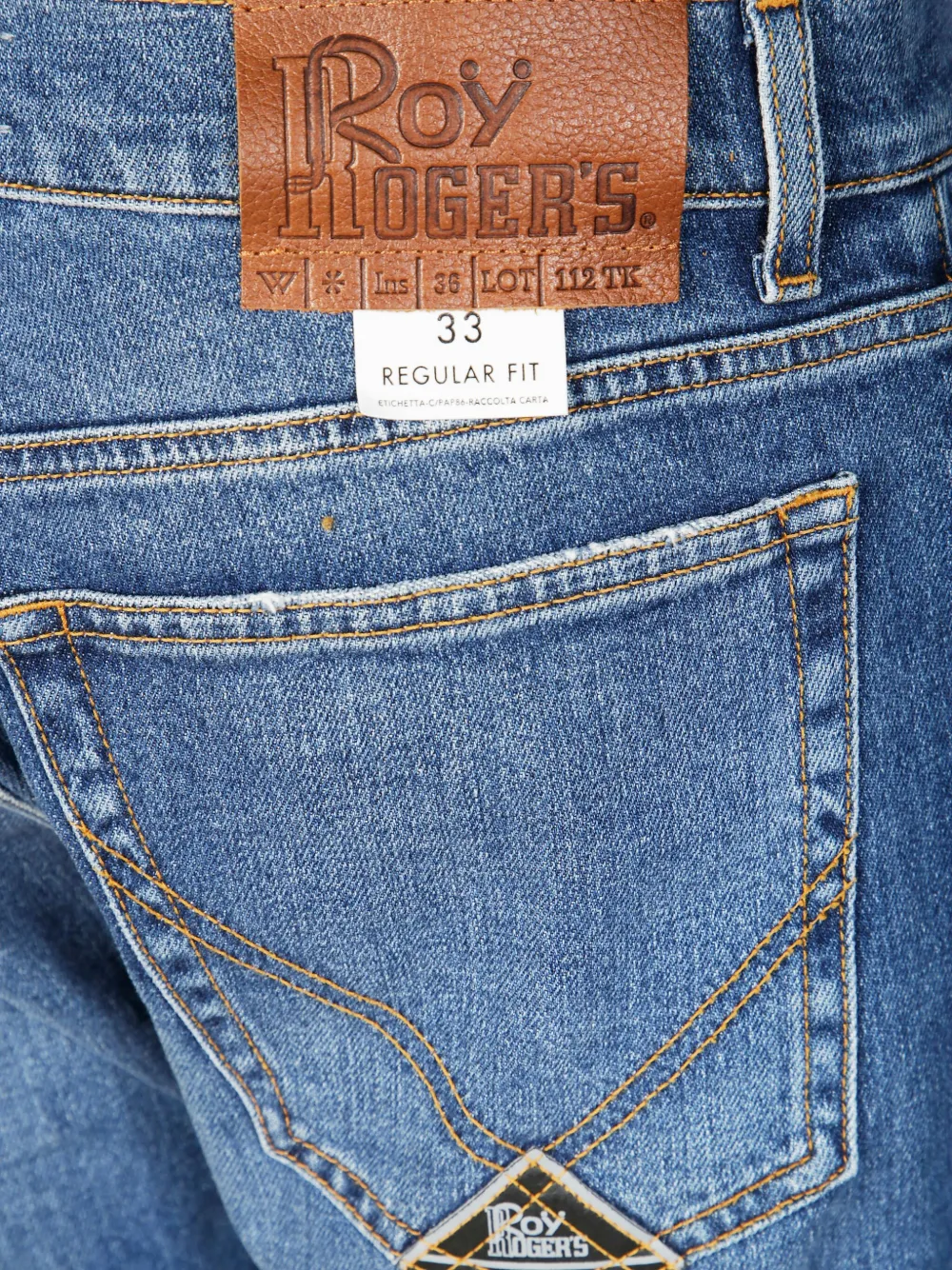 Roy Rogers Leland straight jeans Blauw