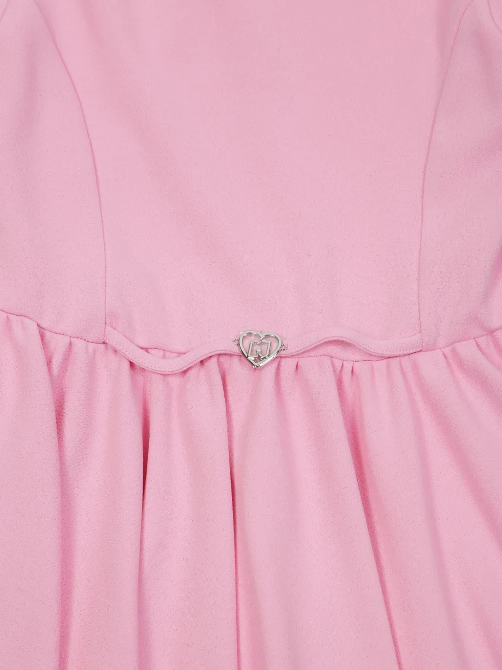 Liu Jo Kids Flared jurk met hartpatroon Roze