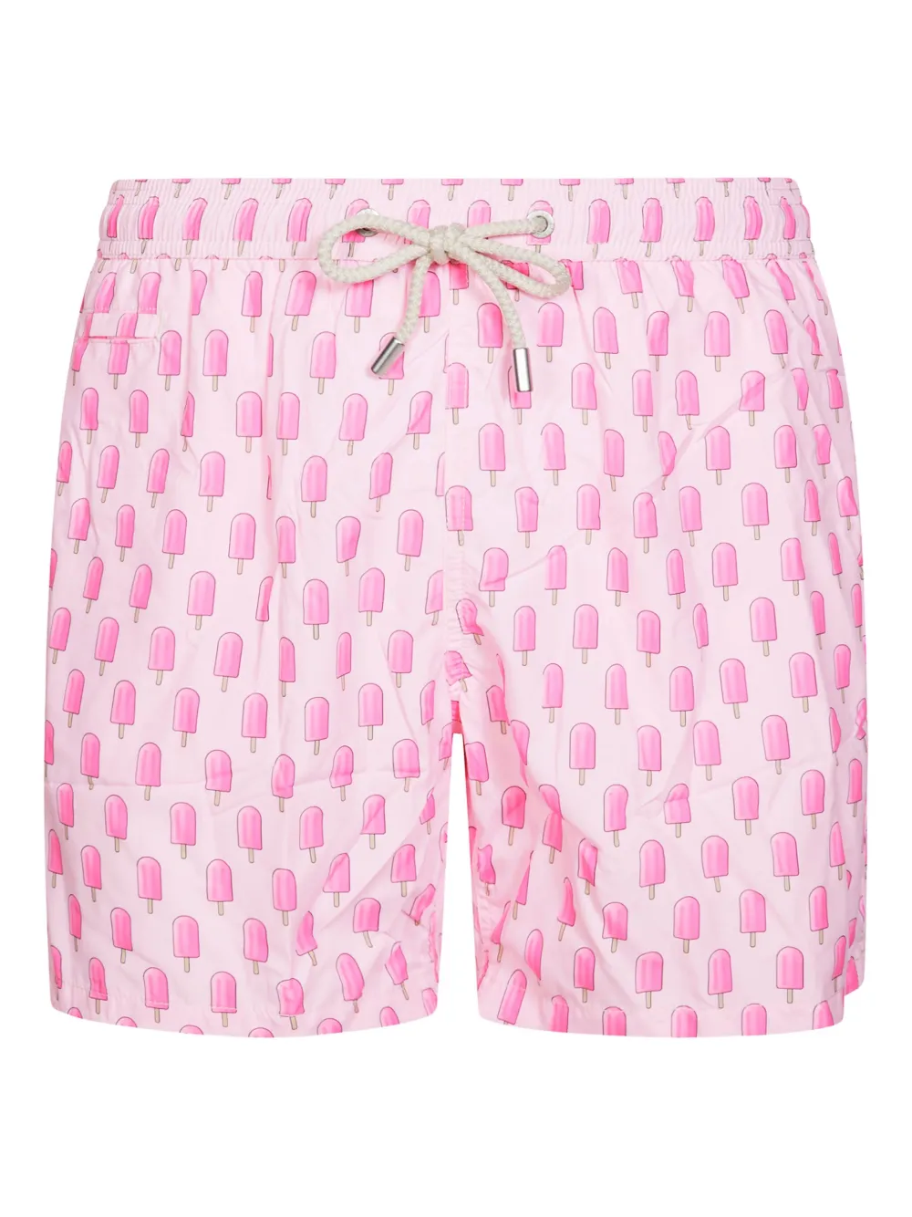 MC2 Saint Barth drawstring printed swim shorts | Pink | Image 1
