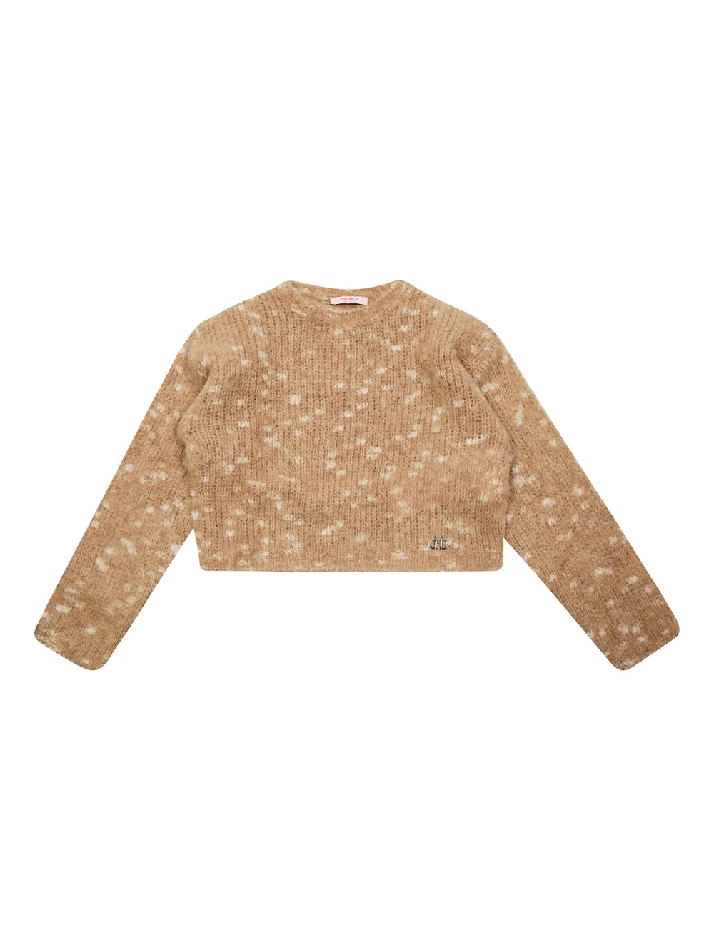 Liu Jo Kids round-neck top | Brown | Image 1