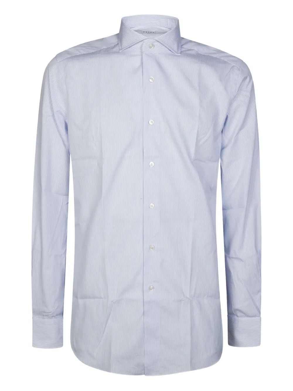 Xacus camisa de algodón con rayas estampadas | azul | Image 1