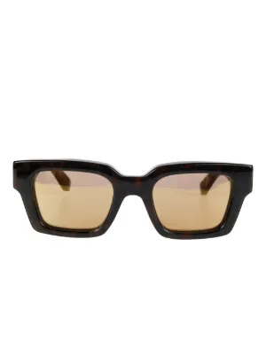 Off-White Eyewear Virgil スクエアフレーム サングラス | ブラウン