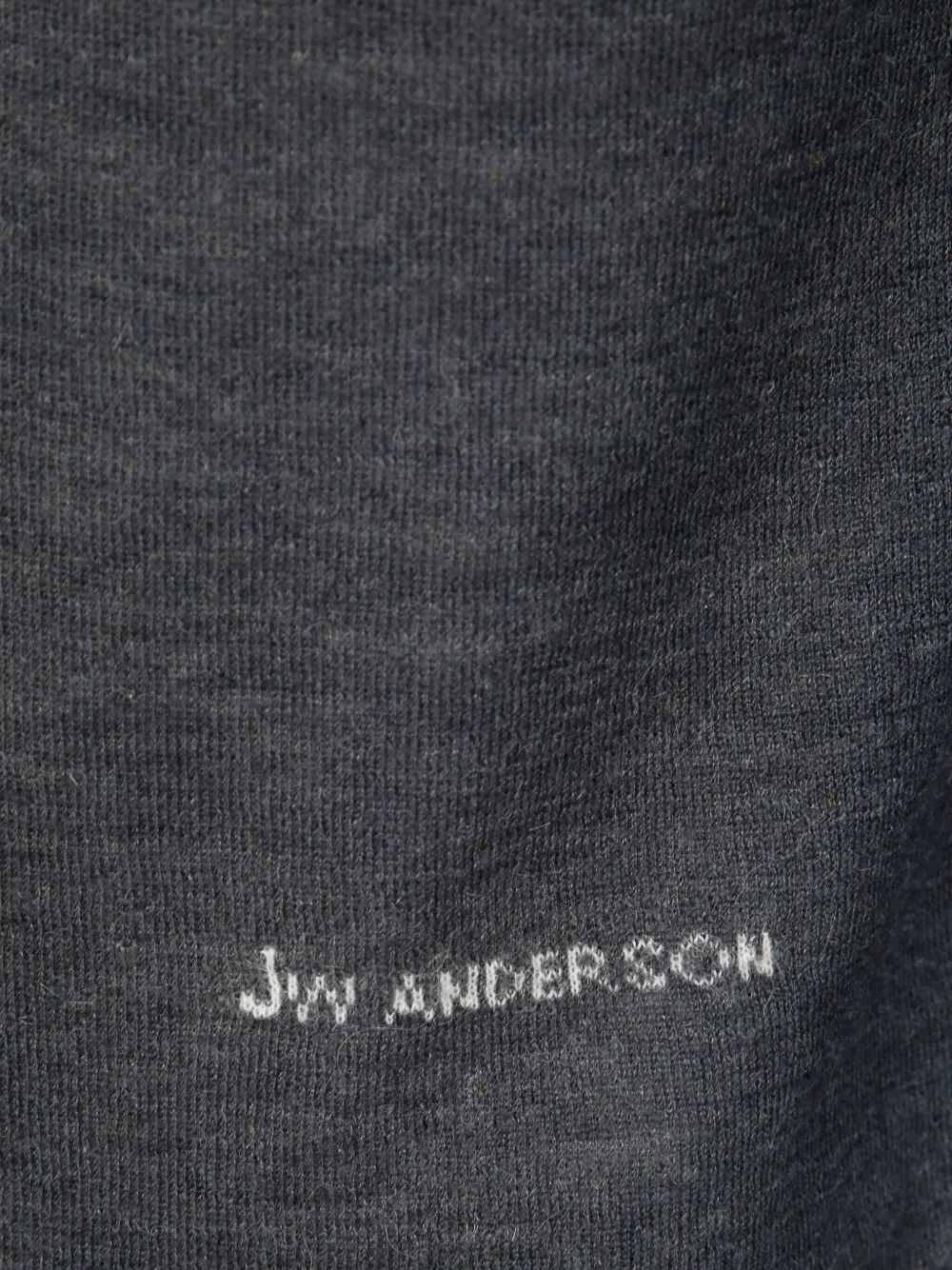 Jw Anderson J. W. Anderson Classic High-neck Grey Turtleneck Jumper In Gray