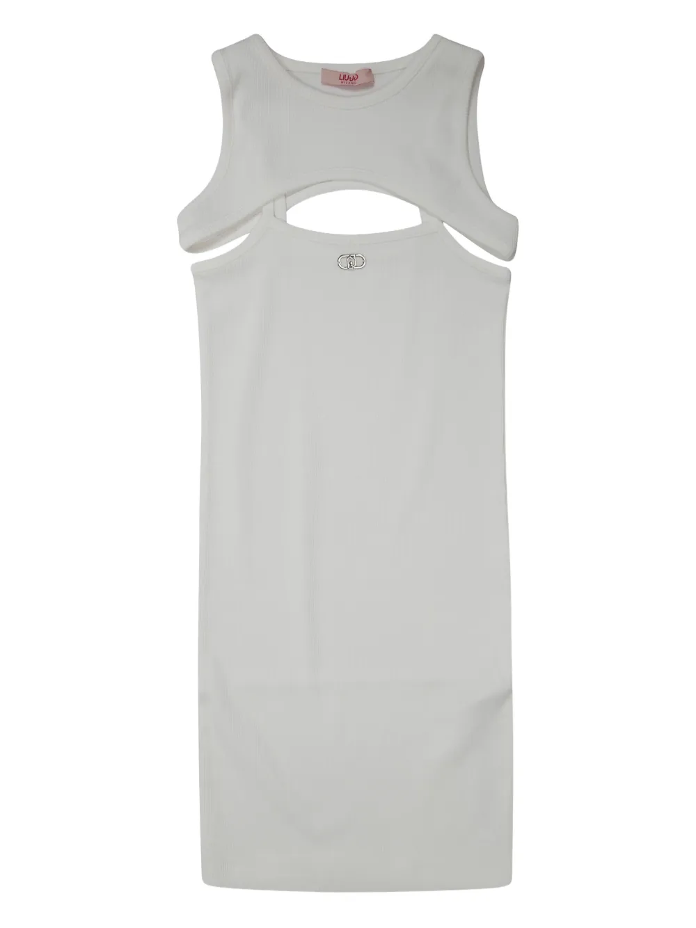 Liu Jo Kids Abito smanicato con cut-out - Bianco