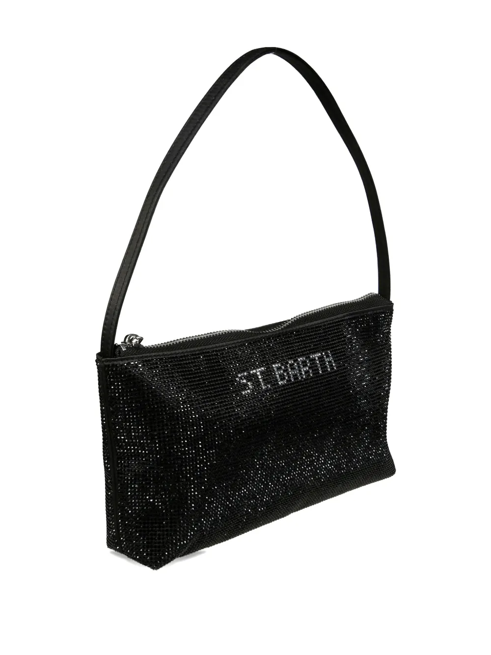 Mc2 Saint Barth Logo-detail Mini Bag In Black