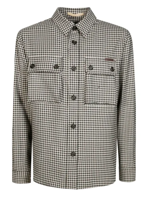 Paolo Pecora checked shirt jacket