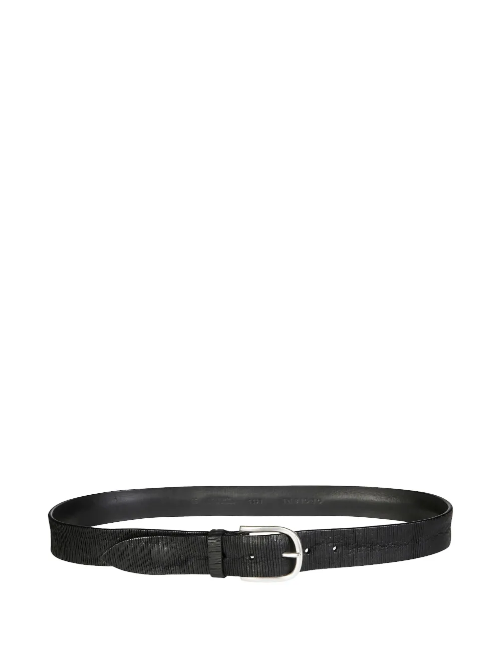 Orciani Blade textured leather belt | Black | Image 1