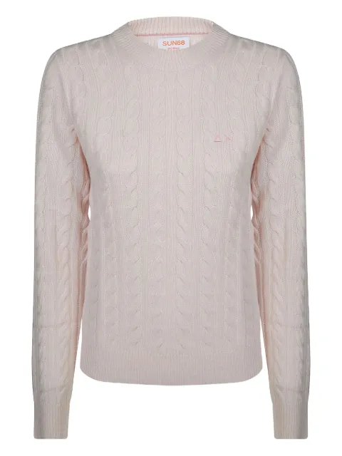 Sun68 suéter en tejido de ochos