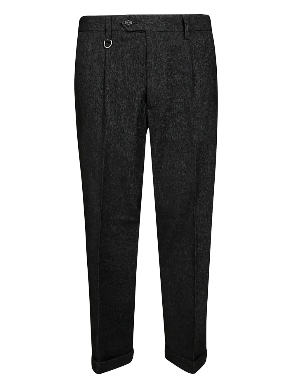 Paolo Pecora Pantaloni con effetto denim - Nero